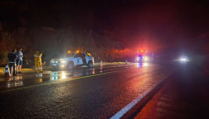 Guaraniaçu – Colisão entre carro e moto é registrada na BR 277